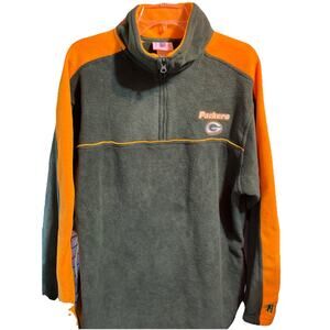 NFL Vintage Green Bay Packers pullover sweater Fleece Men’s Large 1/4 Zip